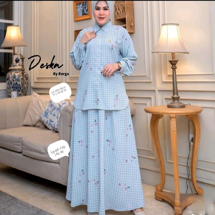 deska by berga setelan rok dewasa