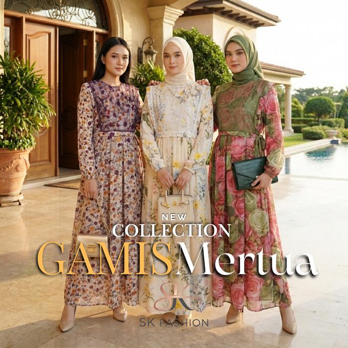 Gamis Mertua Tanah Abang Jakarta SKFASHIONID Outfit Lebaran Trend Ramadhan Hijab Non-Hijab Murce Eks