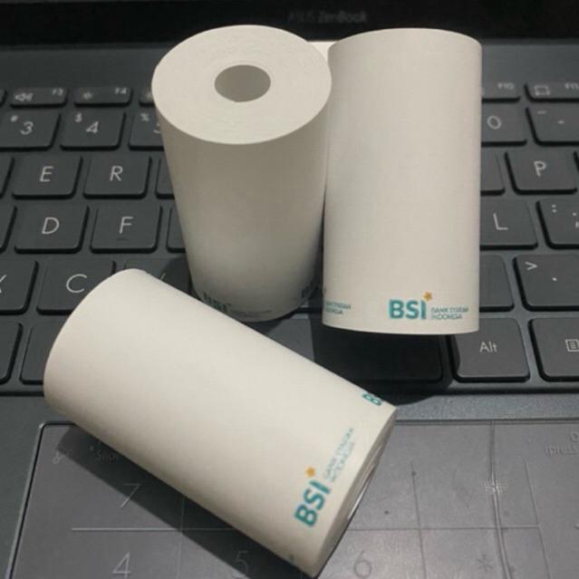10 roll kertas thermal edc logo BSI 57x33mm