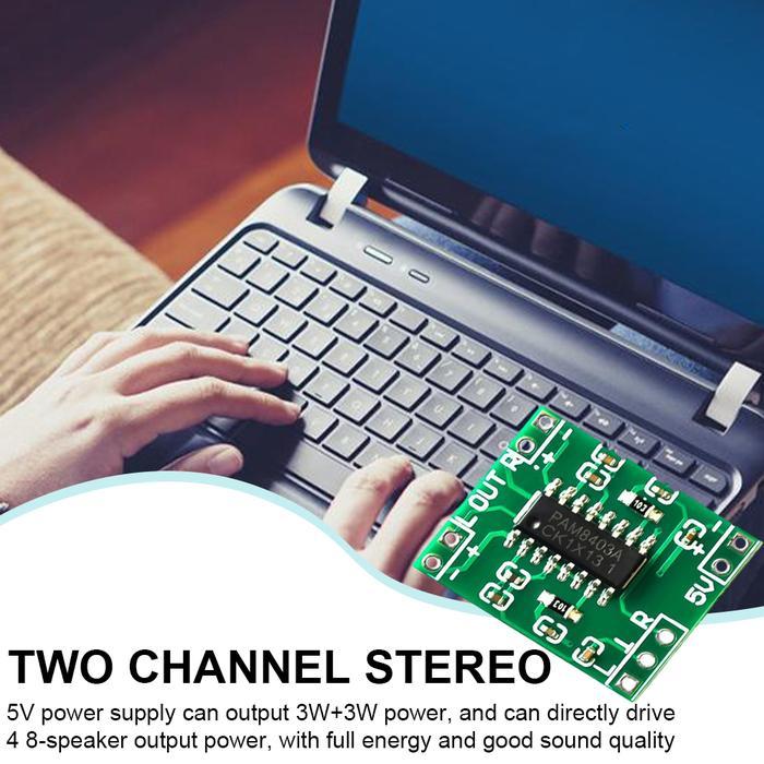 1-10Pcs Pam8403 Mini Power Amplifier Board 2-Channels Stereo Audio Amplifier Module For Arduino 2.5V