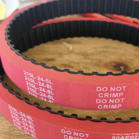 timing belt rubber 210L-24mm +8T SEAMLESS - 24mm +8L