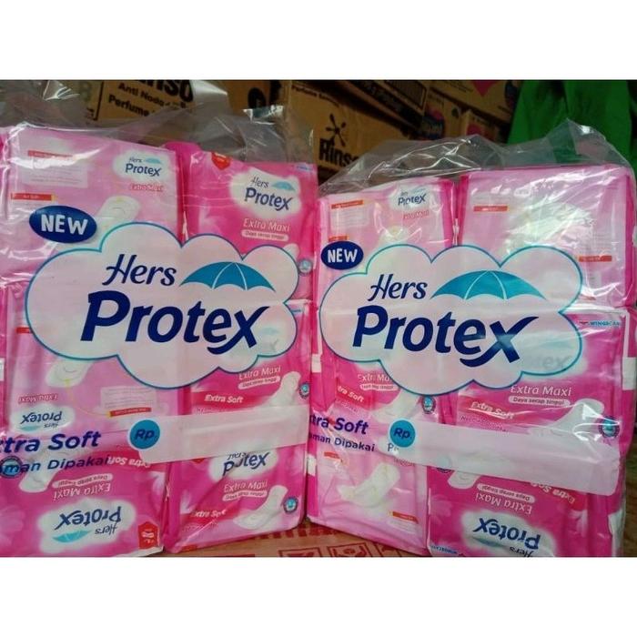 Hers Protex Pink 1 tas isi 6 pack tanpa sayap / Hers Protex murah