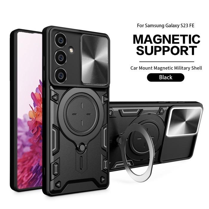 Samsung S23FE - S23 FE 5G - EvoX Flash Flip Lens Armor Case Shockproof