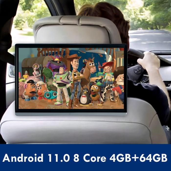 13.3 Inch Headrest TV 4K Car Monitor Android 11.0 Multifunction
