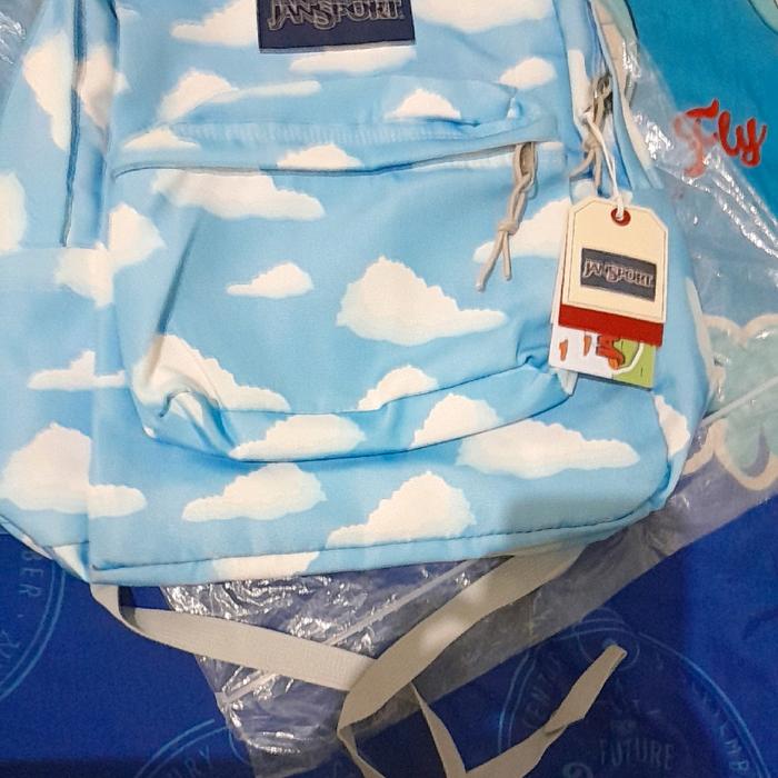 tas jansport awan 100% original Totebag Pria Kanvas
