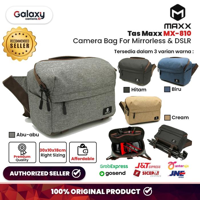 Tas Kamera Maxx MX-810 MX810 Maxx-810 For Mirrorless & DSLR Original Diskon