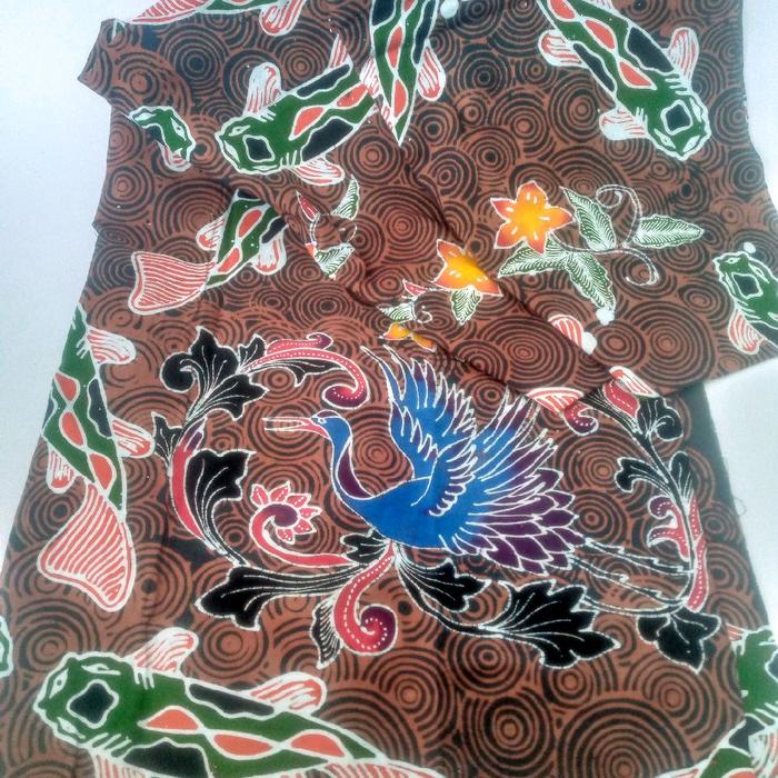 batik khas kota blitar motif koi kota blitar.
