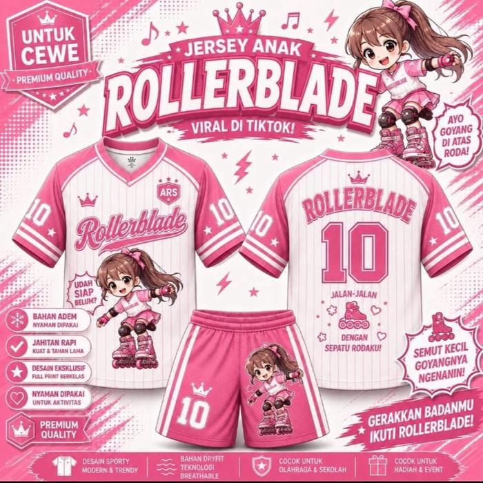 Setelan Jersey Anak Roller Blade NEW (CEWE)