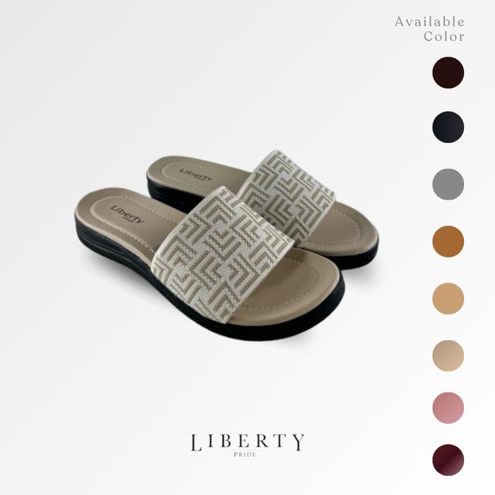 Liberty Sandal Wanita Flat Mira 14 - Sendal Teplek Wanita Cewek - Desain Elegan, Kuat, Anti Slip, da