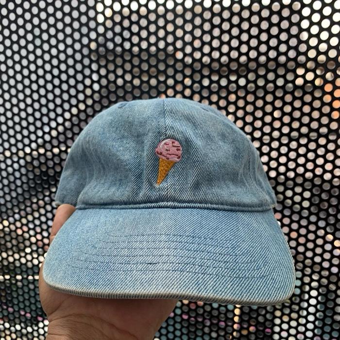 Topi b one soul ice cream denim adjustable strapback cap
