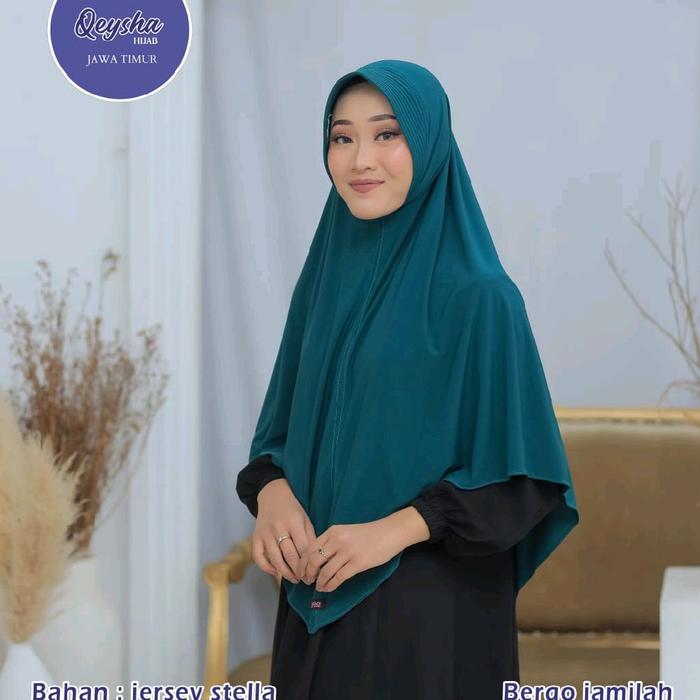 bergo jumbo + Qeysa hijab + hijab jumbo+. hijab syar'i+ bergo jumbo+ bergo XXL