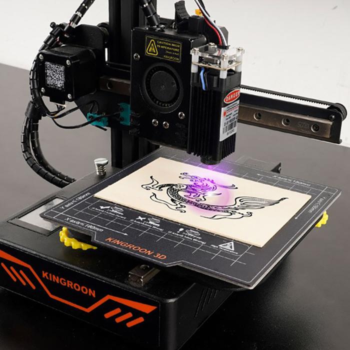 3D Printing Laser Head 5V 1.3A High-power Laser Engraving Module Blue