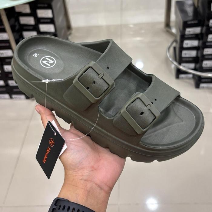 Sandal Slop Pylon Karet Wanita Nevada