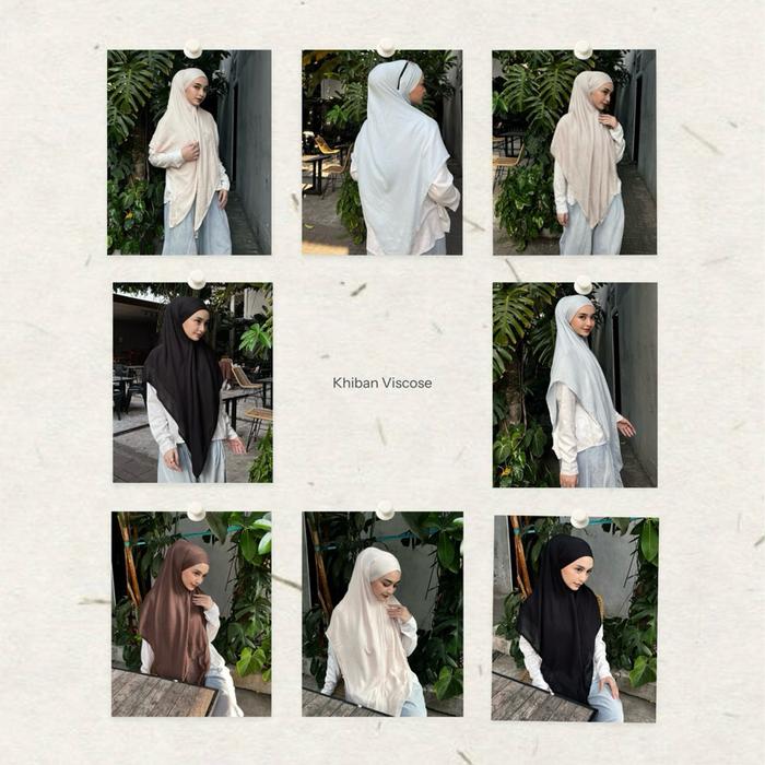 Khiban Viscose by Enfa.Scarf Khimar Bandana