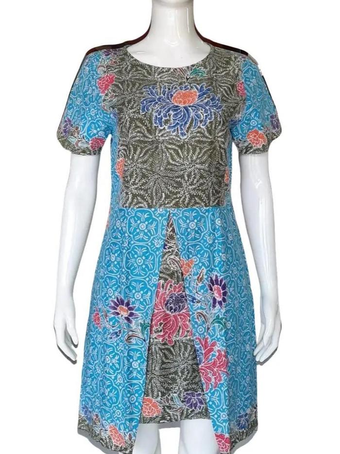 Sackdress Batik Wanita Cap Encim Pekalongan