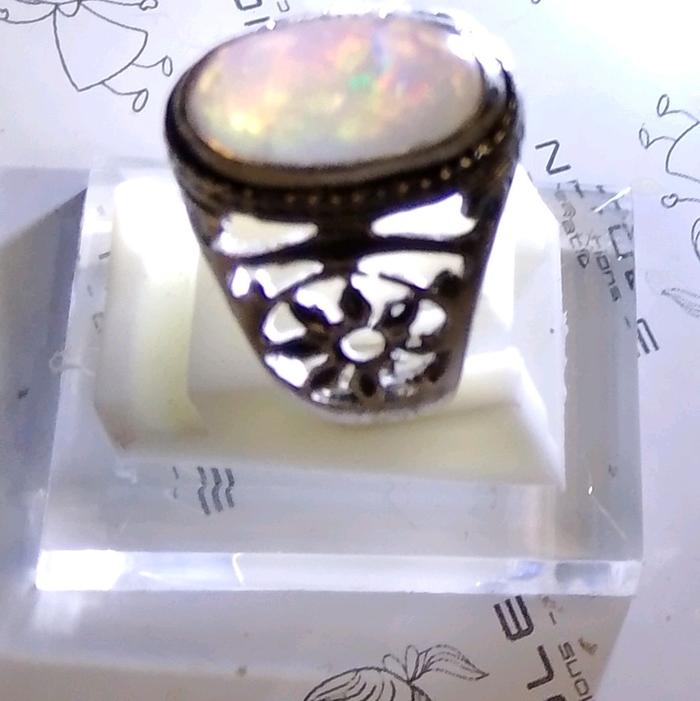 Cincin Batu Kalimaya Crystal Pria Wanita Asli/Batu Cincin Kalimaya Cristal Pria Asli/Batu Akik Kalim