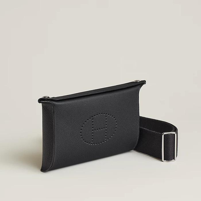 HERMES,Hermes Videpoches bag,black
