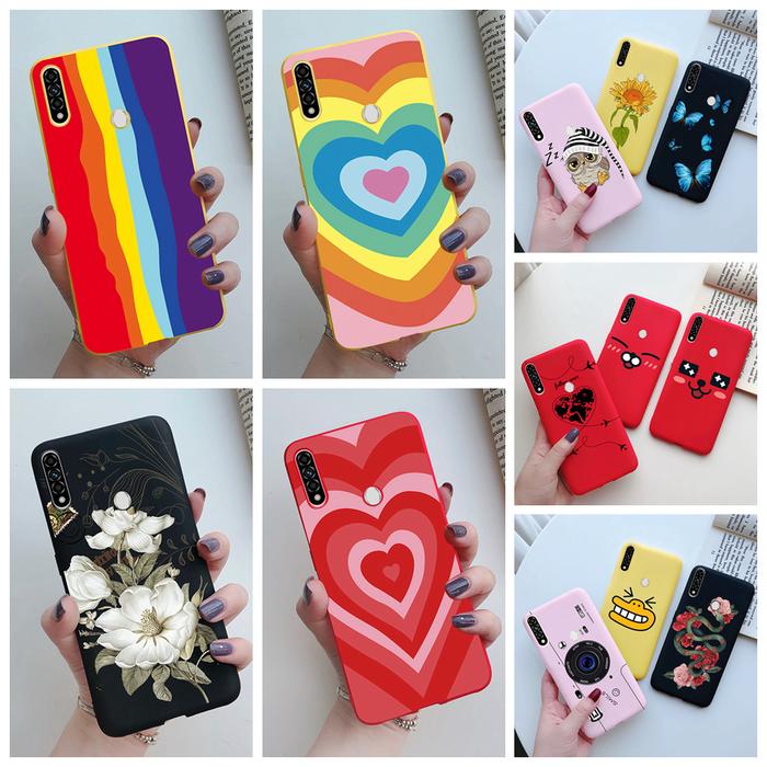 For Funda OPPO A31 2020 CPH2015 Phone Case Sweet Heart Couple Frosted