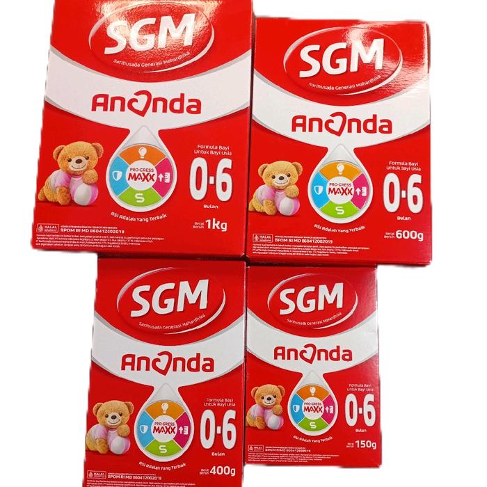 sgm Ananda 0-6 Bulan Susu Formula Bayi Bubuk