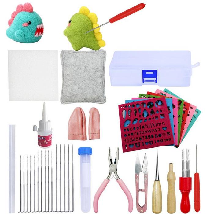Needle Felting Kit Poke Tool Set DIY Craft Felting Tool Including