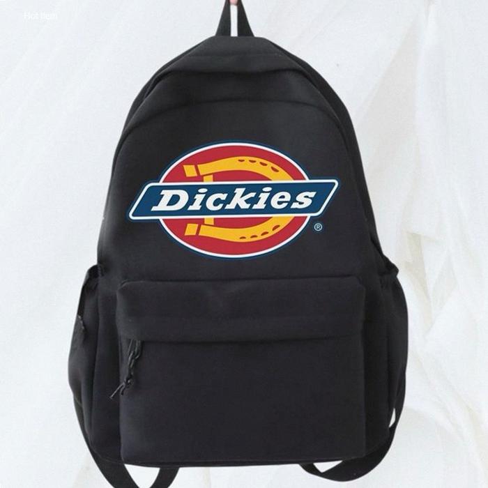 Tas Ransel Backpack Hitam Dickies Distro Kanvas Cordura D300 100% Premium / Tas Punggung Sekolah Ker