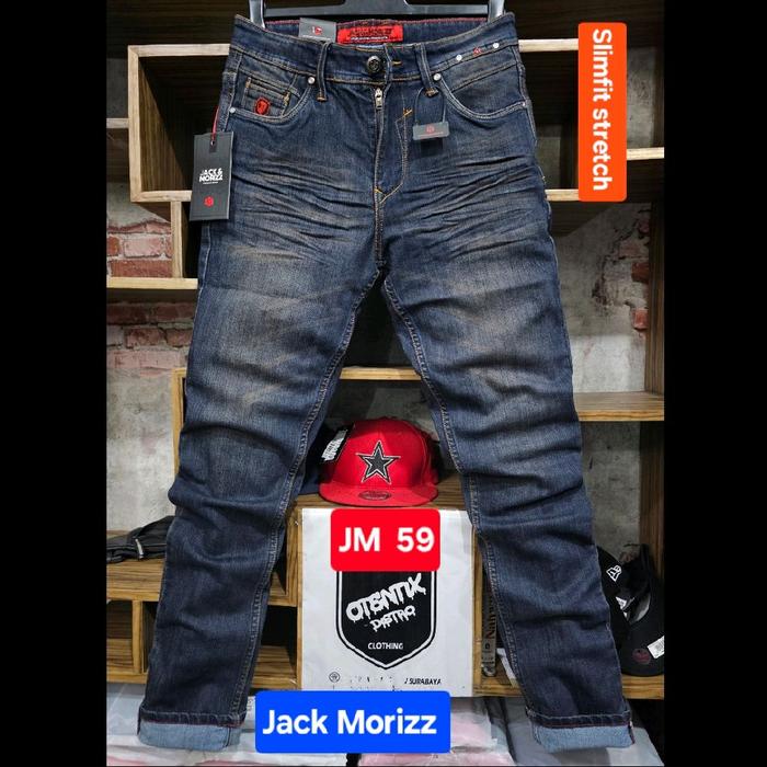 celana panjang Jack Marco Morizz Cello slimfit cowok keren original Nyaman Jeans