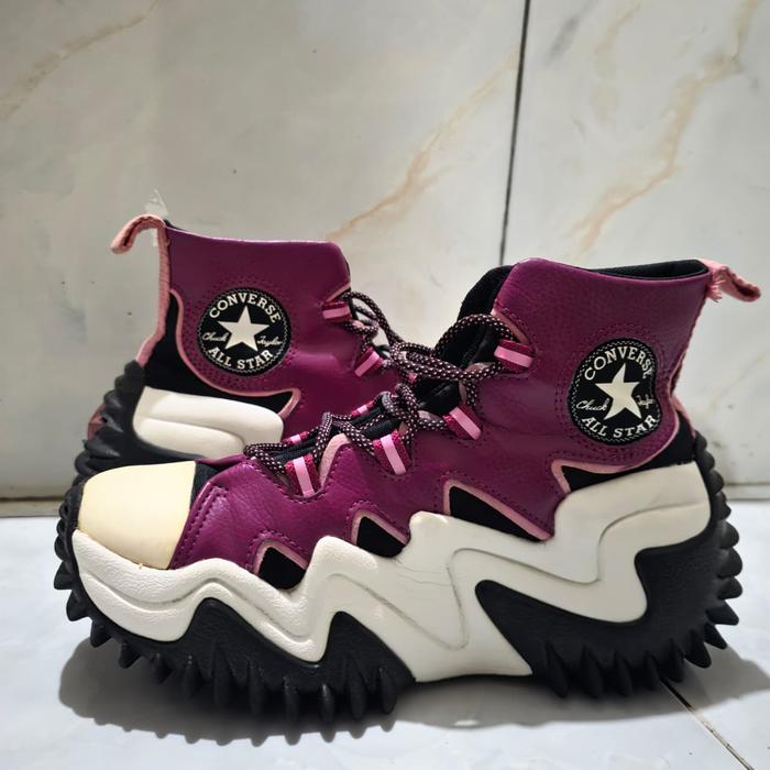 Converse Run Star Motion CX High Legend Berry/Oopsi Pink/Black Unisex - Second Original 100% MAP - U