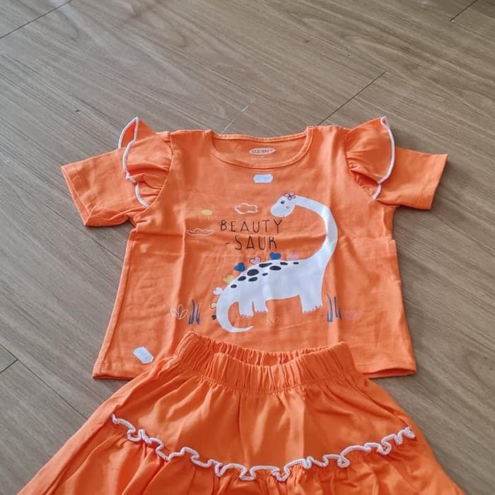 Baju set anak perempuan cerpen umur 3tahun