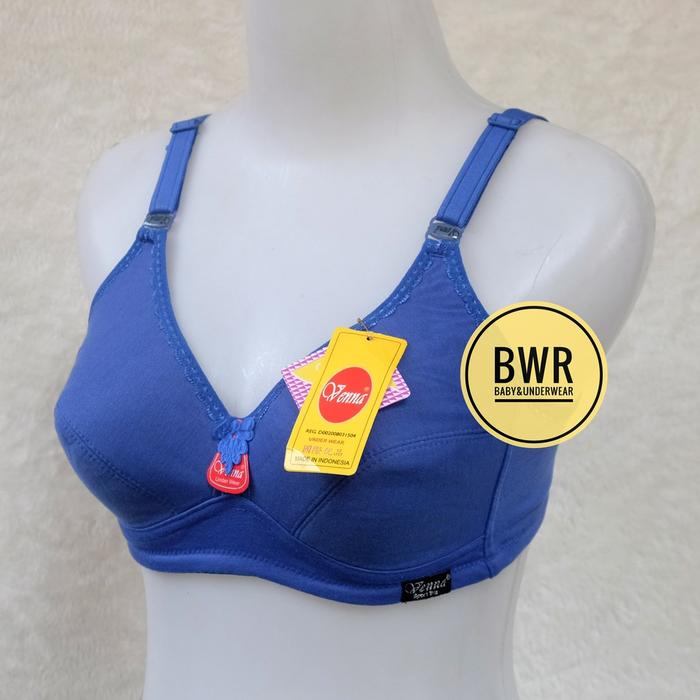 Bra Sport Venna Kancing 2 Bh Venna Sport Tanpa Busa Tanpa Kawat Polos