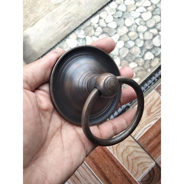 Tarikan pintu gebyok handle pintu rumah polos 8cm Kuningan antik DISKON