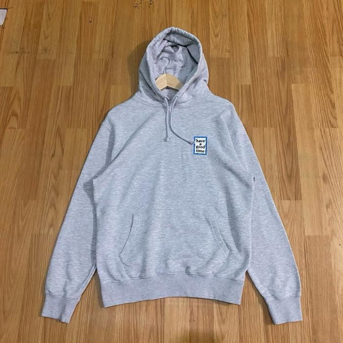 Hoodie have a good time blue frame