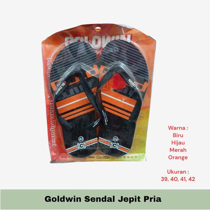Goldwin Sandal Jepit Pria Tersedia Berbagai Warna dan Ukuran