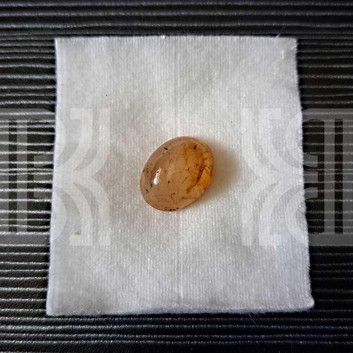 Batu (Mustika) Kuarsa Besi (Ferruginous Quartz) Simpanan