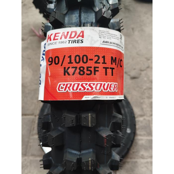 KENDA MILVILLE II K785 90 / 100 - 21 CROSSOVER Ban trail Tubeless Motor 250cc ORIGINAL