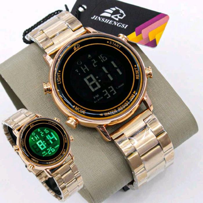 Jam Tangan Elektronic Watch Stell Free Baterai/Free Box Smart