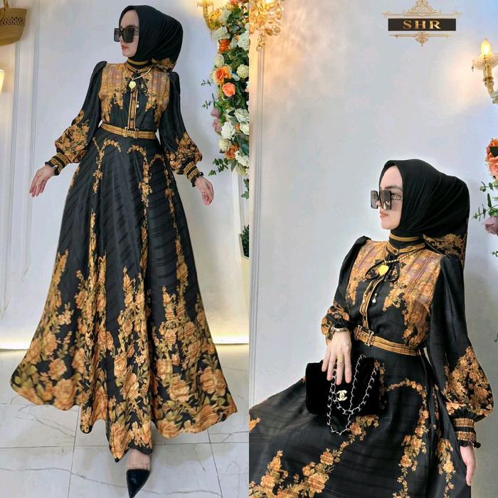 Setelan Rok Wanita Dania Bunga Katun BKK Import by SHR ORI