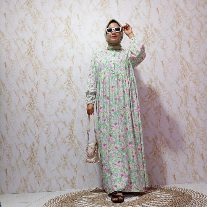 kirana gamis rayon premium @lestariku__ kirana gamis rayon premium