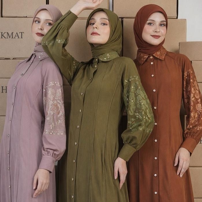 Hikmat A1431 Abaya Hikmat Original Gamis Muslim