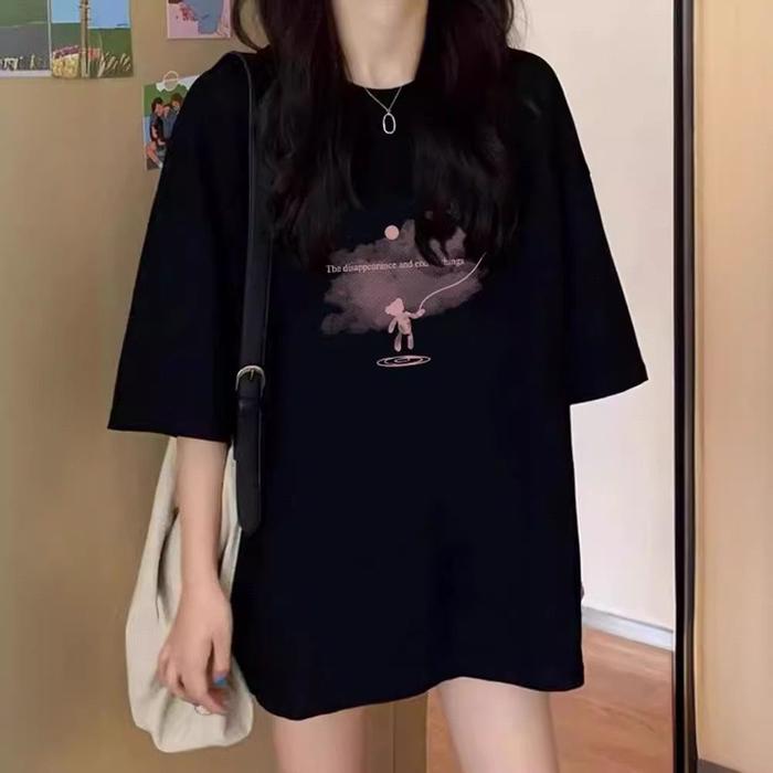 LCK FASHION Kaos UNISEX Oversize Wanita - Kaos DistrO Kaos Streetwear Oversize / Baju Kaos Distro M