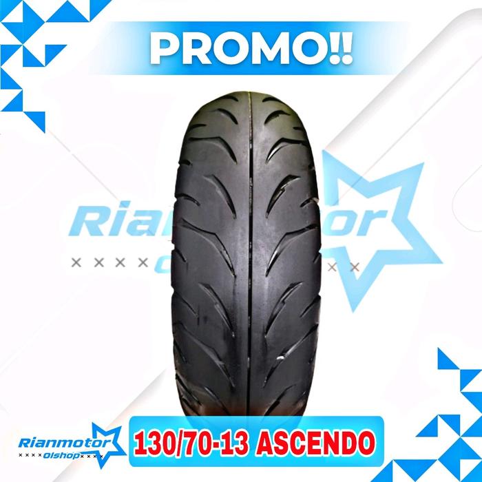 BAN BELAKANG NMAX 130/70 RING 13 TUBLES ASCENDO MOTORCYCLE