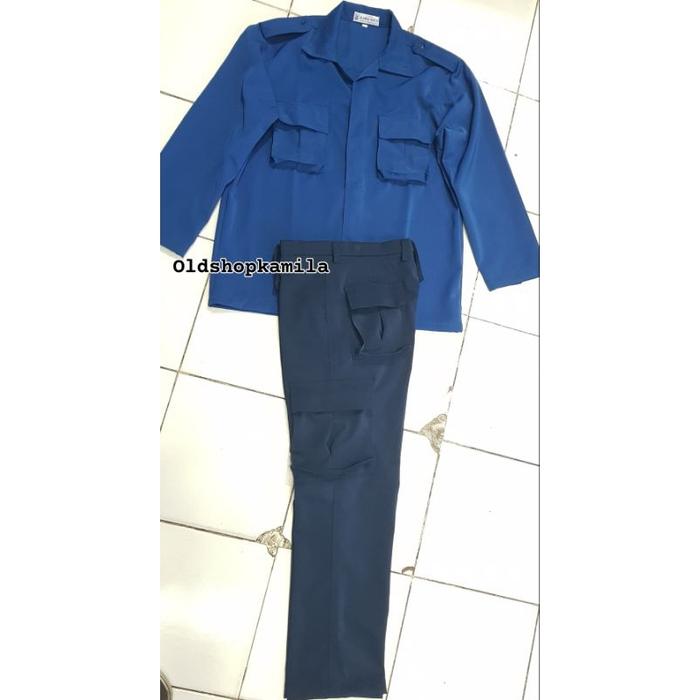 TERBARU!!! seragam dinas kerja pemadam damkar PDL lapangan baju celana bahan luster