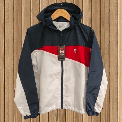 3Second Sporty Jaket Zipper Hoodie Parasut Pria Regular Fit 300225 Original