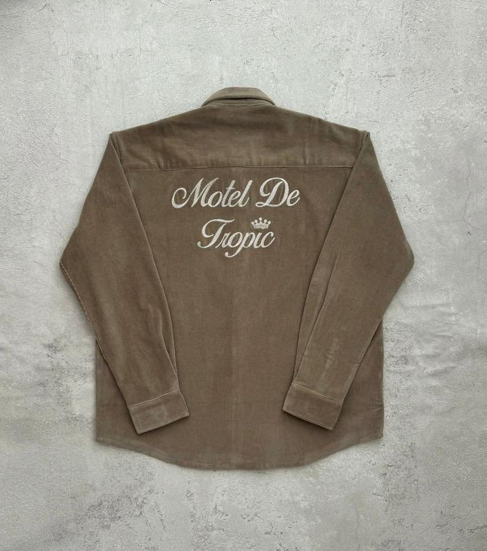 Motel De Tropic Corduroy Dusty Brown Ls