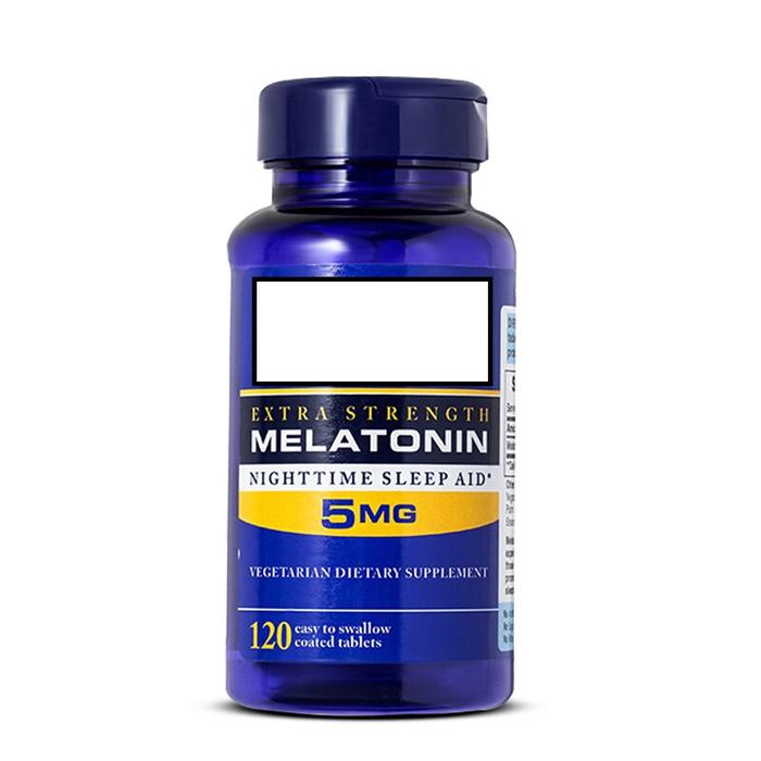 Original Melatonin Nighttime Sleep Aid 5mg 120 Tablets Help Improve
