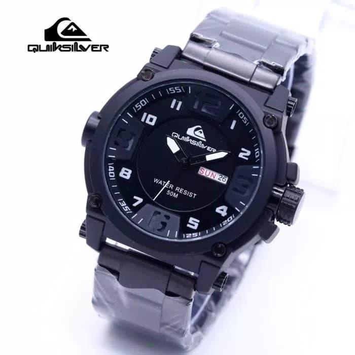 Jam Tangan Pria Quiksilver Tanggal Hari Rantai