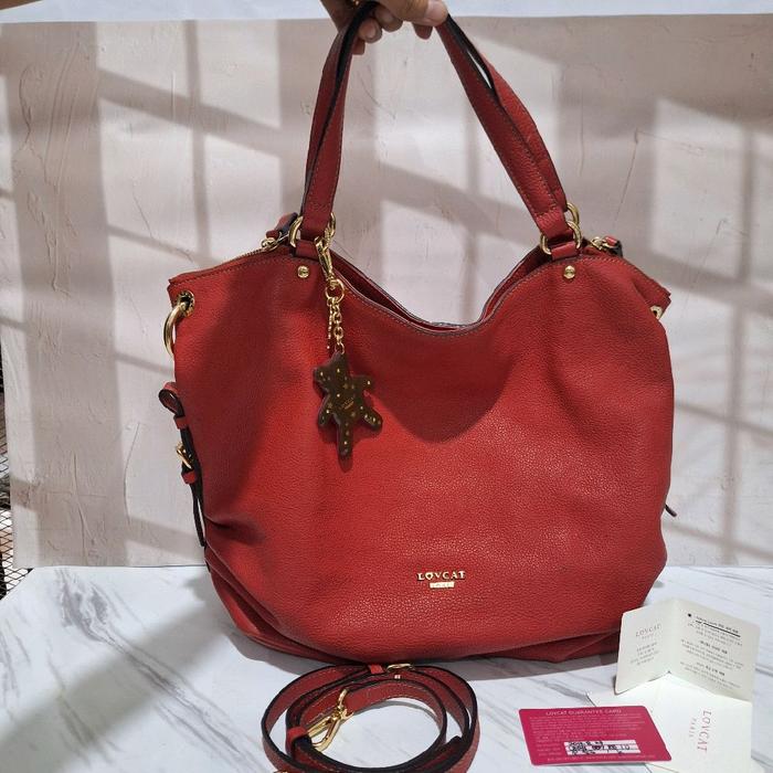 Tas Preloved Sling Shoulder Love Cat