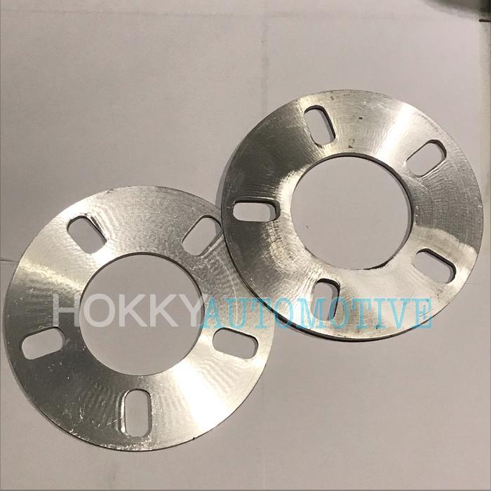spacer lubang 5 pcd 114 tebal 5mm untuk ganjal velg mobil hrv, apv / spicer velg mobil pcd 114 luban