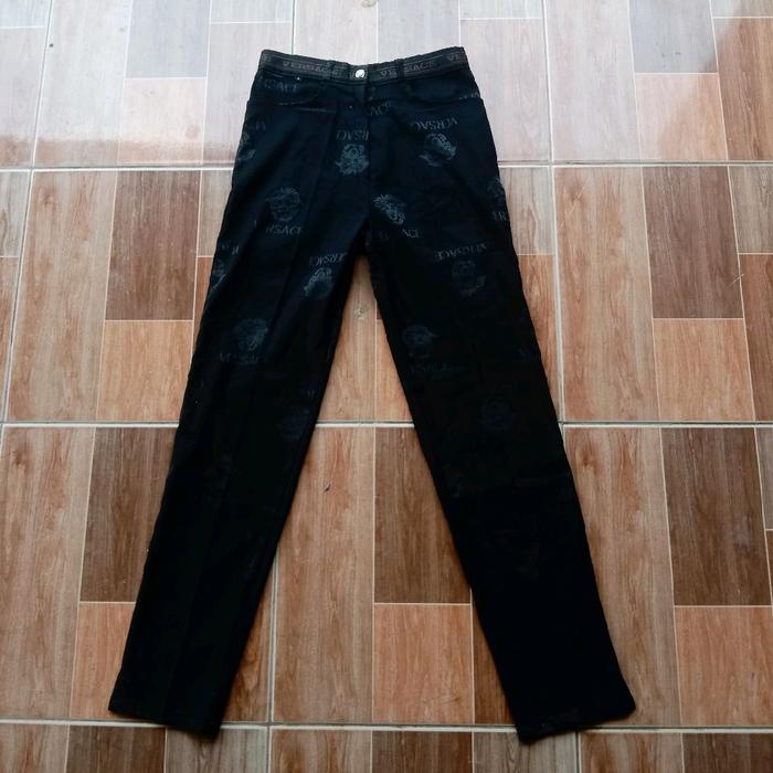 Versace Monogram Woman Pants Good Condition