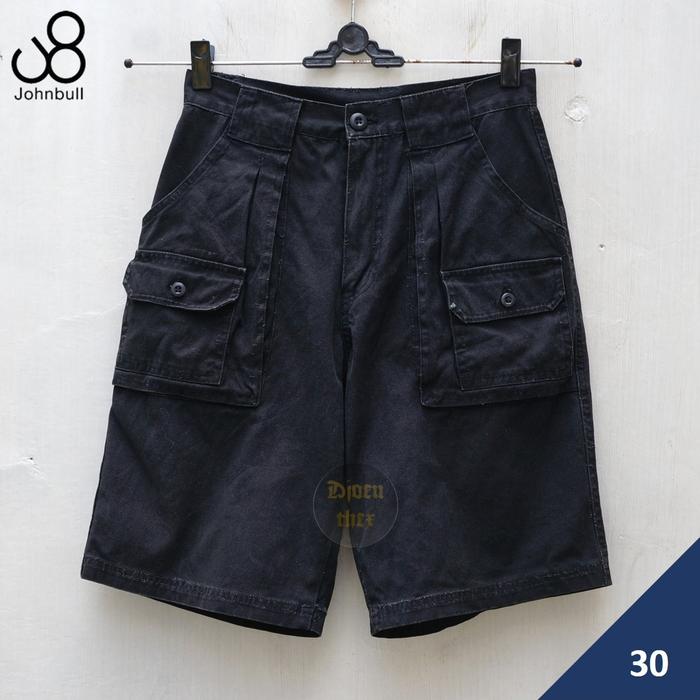 JOHN BULL Celana Pendek Fatigue Black  Size fit 30