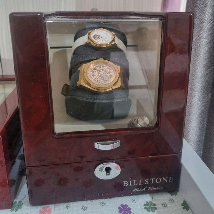 Watch Winder Billstone Collector 2 pc
